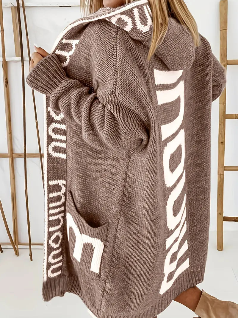 Anna - Cardigan Long Élégant