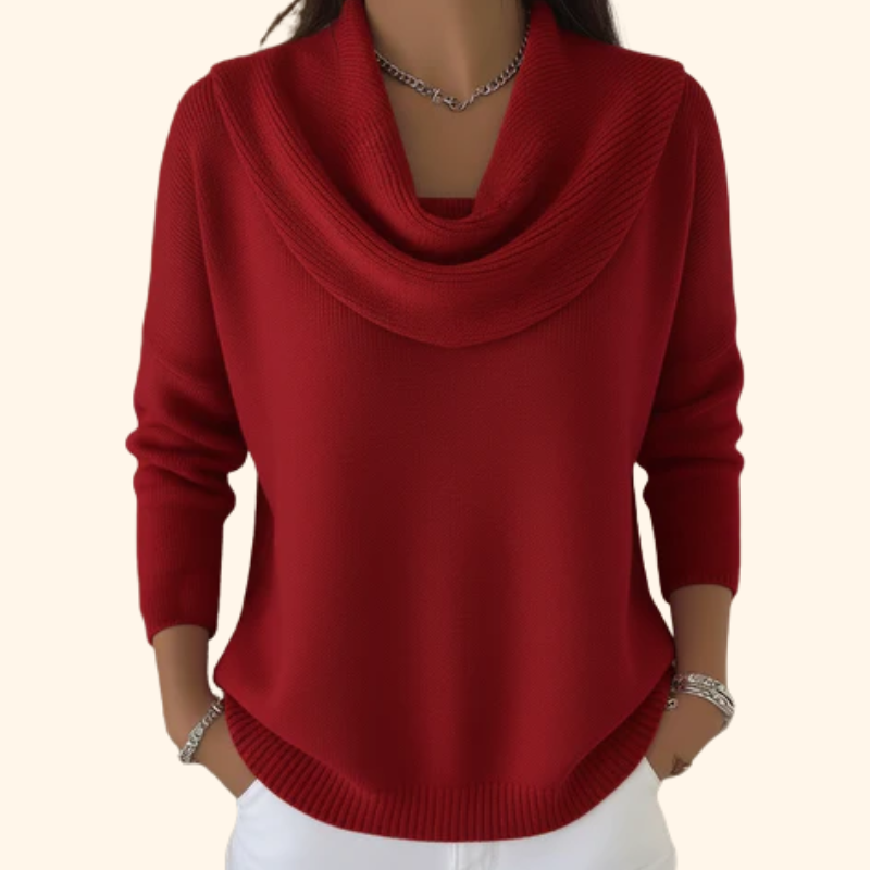 Victoire™ | Pull Doux à Col Bénitier