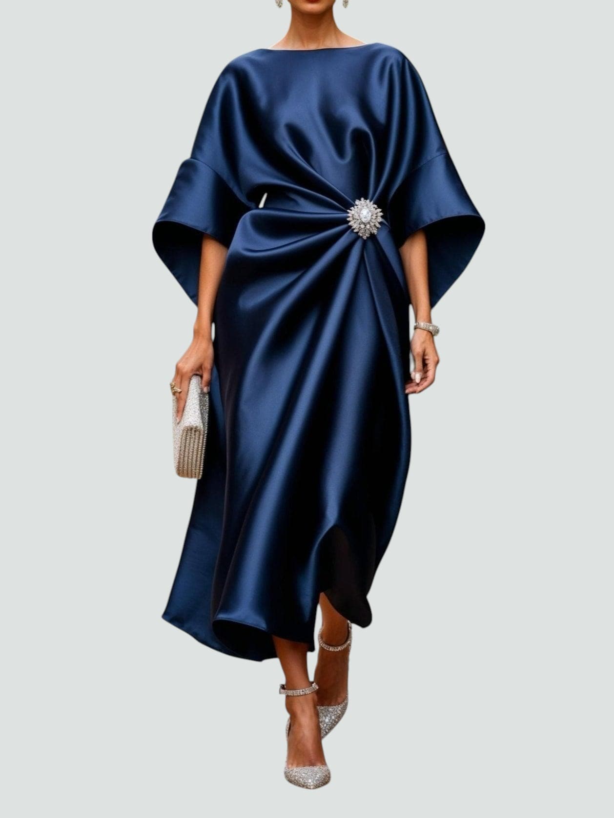 GABRIELLA | Robe de soirée longue avec des détails de luxe et une élégance intemporelle