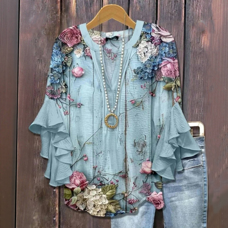 CELIA | Blouse en fleurs élégante