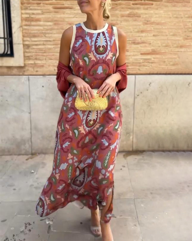 VALENTINA | Ensemble Deux Pièces avec Imprimé Moderne pour Confort Urbain et Style Quotidien