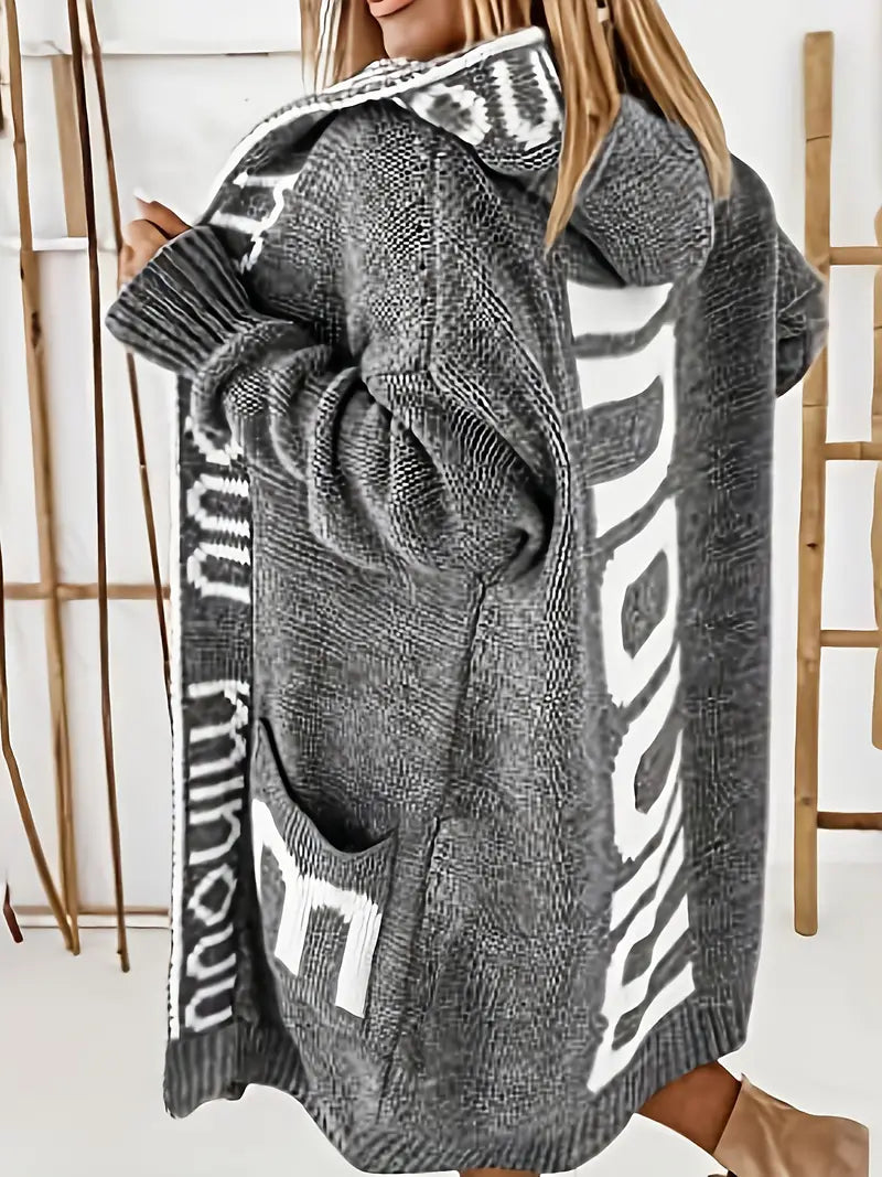 Anna - Cardigan Long Élégant