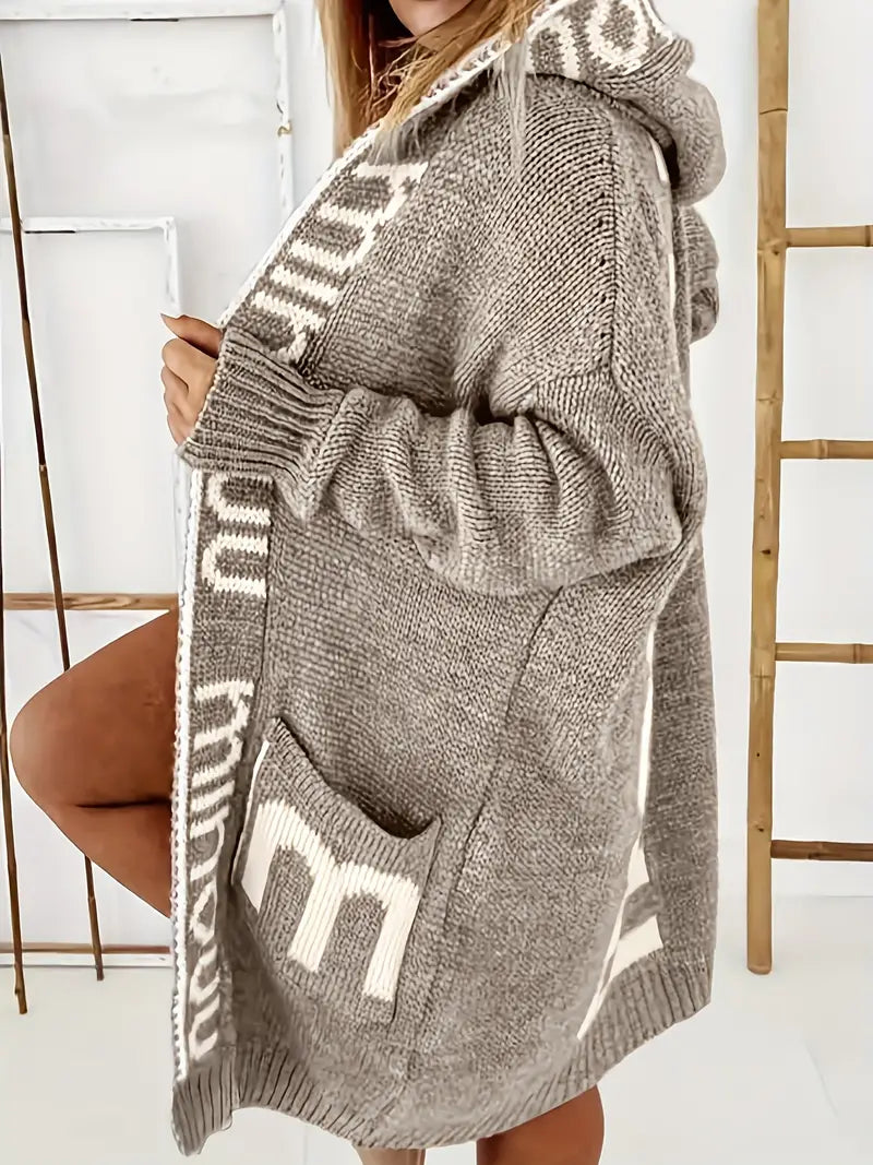 Anna - Cardigan Long Élégant